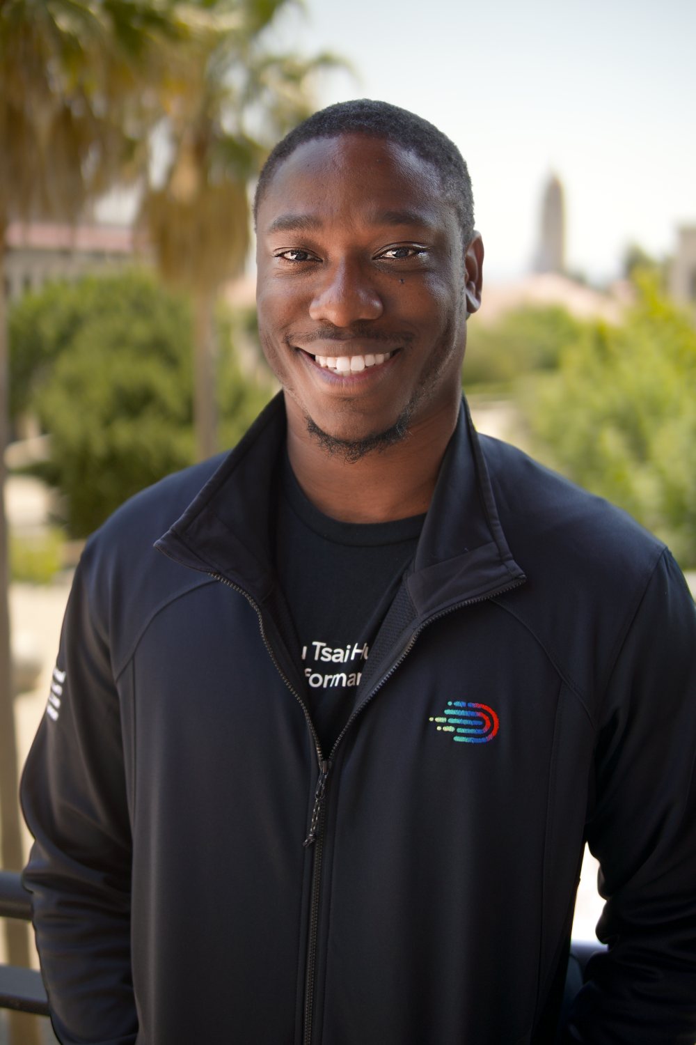 Kris Evans on the Stanford campus